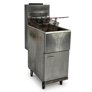 Used Pitco 40lb Nat Gas Floor Fryer Used Pitco 40lb Nat Gas Floor Fryer