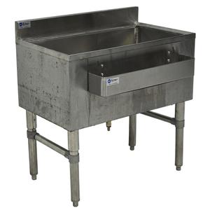 Used KTI IC1830CP 30in Stainless Steel Underbar Ice Bin Unit with Cold Plate 