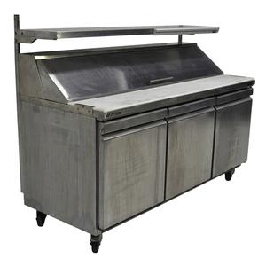 Used Infrico UC72P 72" 3-Door Refrigerated Sandwich Prep Table