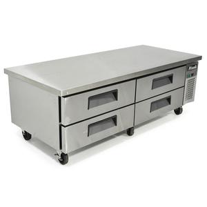 Used Migali C-CB72-HC 72" 4-Drawer Refrigerated Chef Base