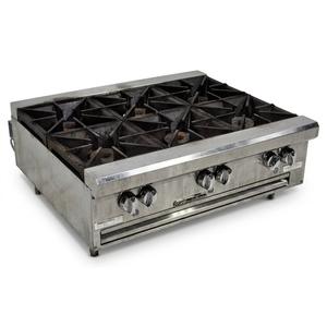 Used Southbend HDO-36 36" Countertop Gas Hotplate 6 Burner
