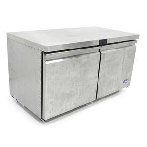 Used Atosa AUR60SD 60in Double Door Undercounter Refrigerator 