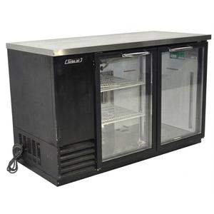 Used Turbo Air TBB-2SGD 2 Glass Door Back Bar Cooler