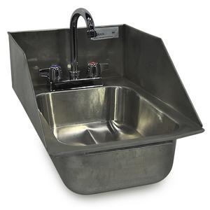Used John Boos PB-DISINK101405-P-SSLR 1 Compartment Sink with 10in x 14in Bowl, 5in Deep Used John Boos PB-DISINK101405-P-SSLR 1 Compartment Sink with 10in x 14in Bowl, 5in Deep
