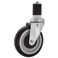 BK Resources Set of Four 5in Expanding Stem Casters 2 with Brake & 2 Without - 5SBR-RA-PLY-PS4 