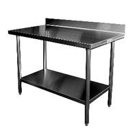GSW USA 24 x 96 Stainless Work Table with 1-1/2in Rear Upturn - WT-EB2496 