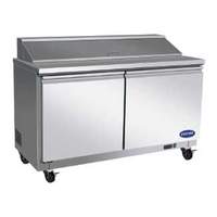 Entree Commercial 70" Pizza Prep Cooler Table Stainless 9 Pans - P70