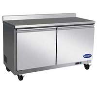 Entree Commercial 15.5 Cu.Ft Work Top Stainless Freezer 3" Bsplash - WTF61