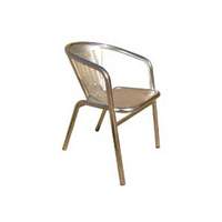 AAA Furniture Outdoor Restaurant Aluminum Home Patio Arm Chair - AL-C/SAND