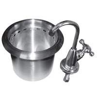 GSW USA 5.5" Diameter Stainless Steel Drop In Dipper Well Sink - HS-DSROG