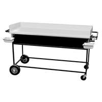 Big John Grills 72" Portable Outdoor LP Gas Griddle w/ Fixed Base - PG-72S