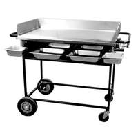 Big John Grills 36" Portable Outdoor LP Gas Griddle w/ Fixed Base - PG-36S