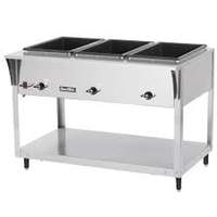 Vollrath 3 Well Electric Stainless Hot Steam Food Table 208/240V - 38217 