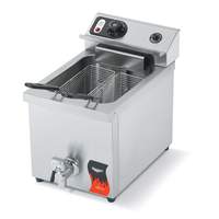 Vollrath 15lb Electric Counter Top Fryer Medium Duty with Drain 220v - 40709