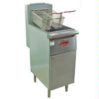 Entree 40lb LP Gas Restaurant Deep Fryer w/ Two Fry Baskets - F3-P