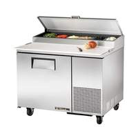 True 11.4cuft stainless steel Pizza Prep Cooler with Cutting Board - TPP-AT-44-HC 