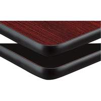 Atlanta Booth & Chair Reversible 24" x 24" Restaurant Table Top Wood Color Options - RTTP2424
