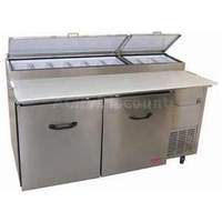 Tor-Rey Refrigeration Refrigerated 67" Pizza Prep Table 2 Doors - PTP-170-11