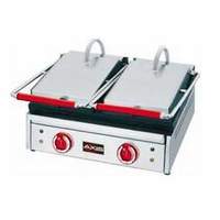 Axis Double Panini Grill 19" x 11" Grooved Sandwich Press - AX-PD