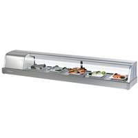 Turbo Air 70in Refrigerated Glass Sushi Case Stainless - SAK-70-N 