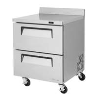 Turbo Air 28in Stainless Steel Worktop Cooler 2 Drawers 7cuft - TWR-28SD-D2-N 