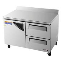 Turbo Air 49in Stainless Steel Worktop Cooler 12cuft 2 Drawers - TWR-48SD-D2-N 