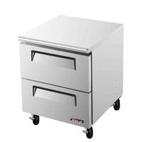 Turbo Air 28in Commercial Undercounter Cooler Refrigerator 2 Drawers - TUR-28SD-D2-N 