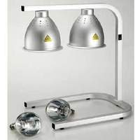 Boswell 2 Bulb Heat Lamp Light Commercial Countertop Aluminum Frame - HL-2/HL-2B