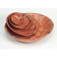 Crestware 10in Crest Wood Woven Bowl - CW10