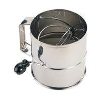 Crestware 8 Cup Stainless Steel Flour Sifter - SFS08