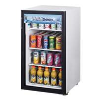 Turbo Air Refrigerator 4.3 CuFt Counter Top Glass Door Merchandiser - TGM-5R-N6