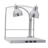 Alto-Shaam Carving Station with 2 Heat Lamps, Sneeze Guard & Heated Base - CS-200/S 