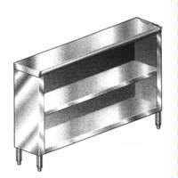 KTI 60" Stainless Steel Dish Cabinet with Two Shelves - DC-15X60