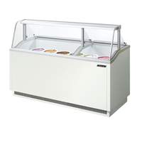 Turbo Air (12) 3 Gallon Ice Cream Dipping Cabinet - White - TIDC-70W-N
