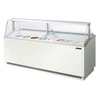 Turbo Air (16) 3 Gallon Ice Cream Dipping Cabinet White - TIDC-91W-N