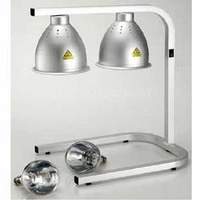 Boswell 2 Bulb Heat Lamp Countertop Aluminum Frame - Showroom Stk - HL-2/HL-2B
