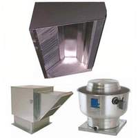 Superior Hoods 11ft Restaurant Hood System with Make-Up Air & Exhaust Fans - S11HP 