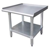 GSW USA 24in x 36in Stainless Equipment Stand with Galvanized Undershelf - ES-S2436 