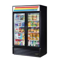 True 43 Cubic Foot Two Section Glass Door Commercial Cooler - GDM-43-HC~TSL01