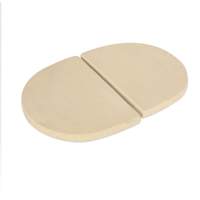 Primo Grills & Smokers Ceramic Heat Deflector Plate For the Oval Jr - PG00325 