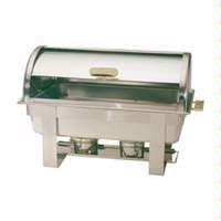Crestware Chafing Dish Roll-Top 8 Quart Chafer Stainless Steel - CHART