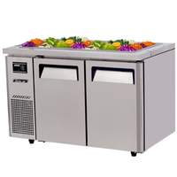 Turbo Air 48" Refrigerated Buffet Display Table Stainless w/ Casters - JBT-48-N
