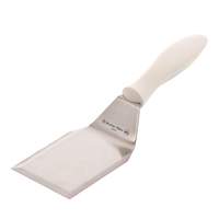Browne Foodservice 3in x 4.5in Griddle Scraper Turner Stainless NSF - 574378 