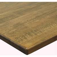 H&D Commercial Seating 36in x 36in Solid Wood Restaurant Table Top with Finish Options - TWD3636 