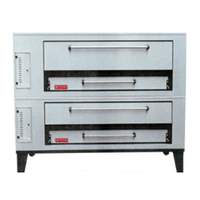 Marsal 60" Gas Pizza Oven Double Deck 10" Door 12 Pie Capacity - SD-1060 STACKED