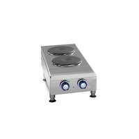 Imperial 12" Countertop Electric Hotplate with (2) 2kw Burners - IHPA-2-12-E