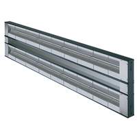 Hatco 24in Aluminum Dual Strip Heater 1000W with 3in Spacer - GRAH-24D3-120-QS 