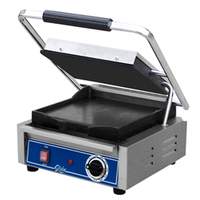 Globe GSG10 Bistro Panini Grill Press with 10inx 10"Cast Iron Smooth Plates 