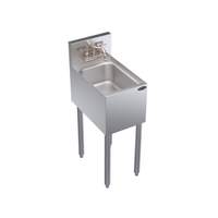 Krowne Metal 19"D S/s Underbar Hand Sink 1 Compartment w/ 7" Backsplash - KR19-1C
