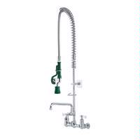 Krowne Metal 8" Pre-Rinse Faucet Wall Mount w/ Add-On-Faucet 12" Spout - 17-109W